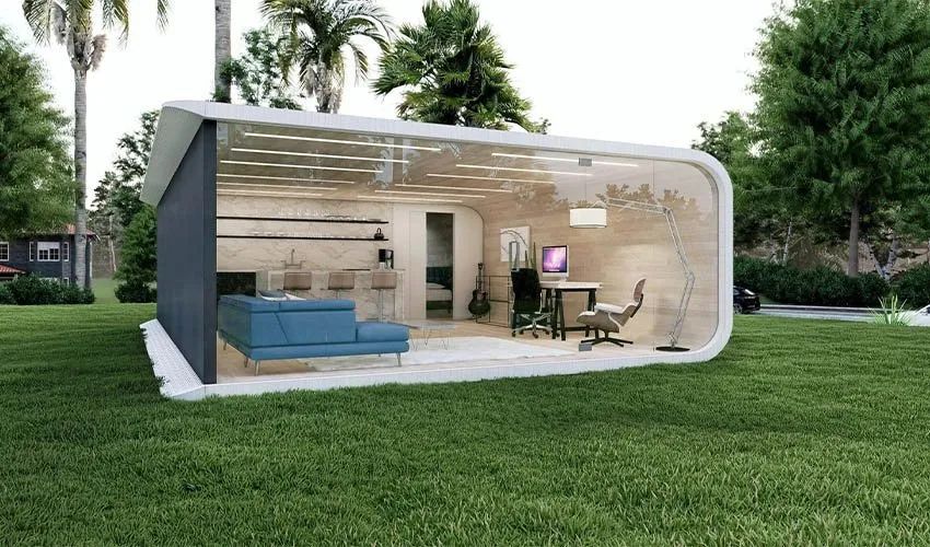 建筑公司用再生塑料來3D打印房屋 圖片
